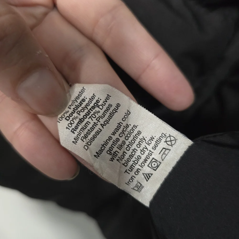 J. Crew Hooded Puffer Coat in black Down Waterfowl Feathers Winter Outdoor